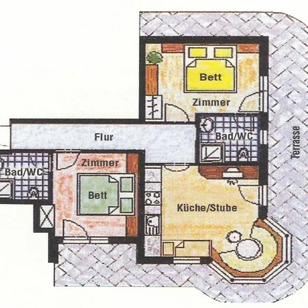 Apart&chalet Chiara 公寓 *