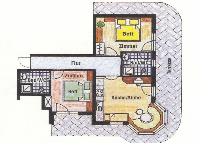 Apart&chalet Chiara شقة *